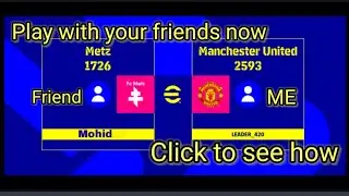 How to play Pes 2022 with Friends | eFootball 2022 | Must Watch