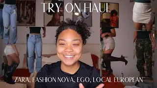 MINI CLOTHING HAUL 2022 | ZARA, EGO, FASHION NOVA, LOCAL EUROPEAN | JEANS, BOOTS AND JACKETS