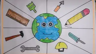 World Labour Day Drawing/World Labour Day Poster Drawing/Labour Day Drawing/Labour Day Poster