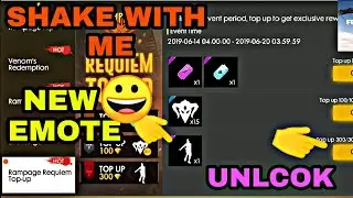 SHAKE WITH ME EMOTE UNLOCKING FREE FIRE