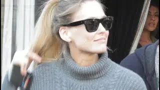 VIDEO Bar REFAELI @ Paris 25 february 2019 leaving the Restaurant L'Avenue