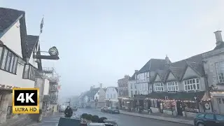 Burford in the Fog: A Peaceful 4K Winter Walk Through the Gateway to the Cotswolds