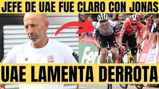 UAE LAMENTA LA DERROTA DE ALMEIDA EN LA VUELTA ESPA&Ntilde;A 2025/JEFE DE UAE SE SINCERA Y DA DETALLES