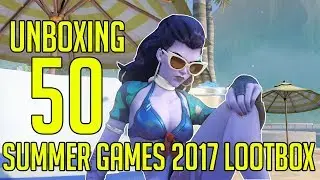 THIS GAME HATES ME! | Unboxing 50 Overwatch Summer Games 2017 Loot Boxes