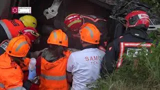 Accidente por la tormenta en l'Alcora
