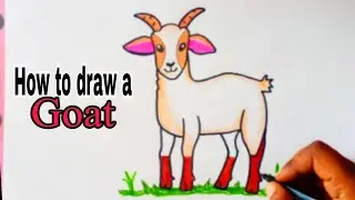 How to Draw a Goat (the easy way)