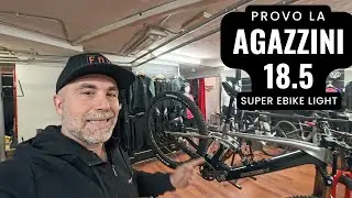 PUO UN'EBIKE CON BATTERIA DA 750 WH E MOTORE 85 NM PESARE MENO DI 18 KG?? PROVO LA AGAZZINI 18.5!!