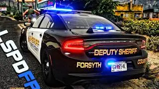GTA 5 LSPDFR | Forsyth County Sheriff 🚔 Monday Patrol Madness! Intense Pursuits & Traffic Stops