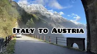 Italy 🇮🇹 to Austria 🇦🇹 border, then to Slovenia 🇸🇮 borders in winter 