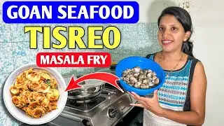 Tisreo Masala Rawa Fry | Goan Masala Clams Stuffed Fry | Bharlelyo Tisreo Recipe | Goan Seafood