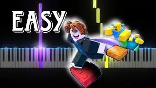 Roblox Obby Theme (Easy Piano Tutorial)