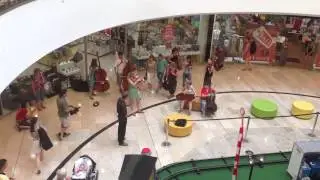 European medical Students Orchestra and Choir  flash mob , Szeged Arakad Shopping center