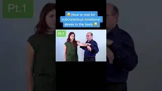 How to test for subconscious emotional stress in your body. 😖