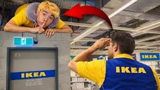 Прячусь на ночь в IKEA (Япония)