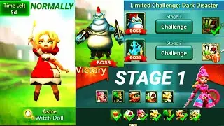 Lords mobile limited challenge dark disaster stage 1