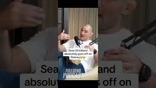 Sean Strickland Goes OFF On Steiny 😂😂