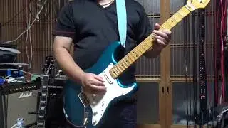FenderJapan ST57-96 / Guyatone HDｍ5 + Maxon DM-1000  with Roland BC-60
