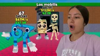 I got 67 & LOS MOBILIS in Steal a Brainrot!