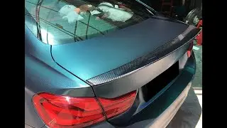 BMW 4 Series F32 Coupe PSM Style Carbon Fiber Rear Trunk Spoiler Boot Wing Lip ML-1109
