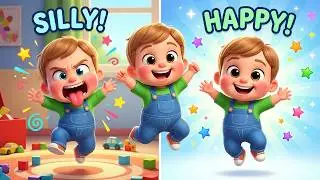 Funny Faces Song for Kids 😜 | Silly Action Song for Toddlers