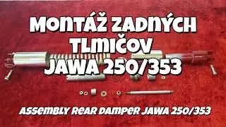 Montáž zadných tlmičov JAWA 250-353 / Assembly rear damper JAWA250-353 RENO GARAGE SK