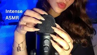ASMR Intense Mic Scratching + Tingly Mouth Sounds✨🎧