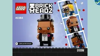 40384 Wedding Groom LEGO&reg; Brickheadz Manual at the Brickmanuals Instruction Archive