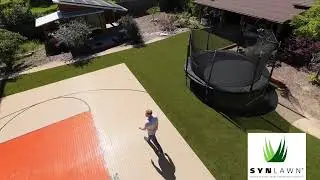 Backyard Makeover: Sport Court with Turf