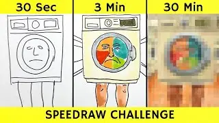 Drawing LAVADORITO SPINITO in 30 sec, 3 min, and 30 min | Italian Brainrot | Fendraw