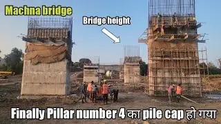 Machna river bridge का footing work हो गया complete @Raghavsingh143