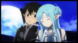 Ai AW vs SAO Asuna falls asleep 