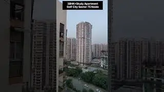 2BHK+Study Apartment in Golf City Sector 75, Noida | Flats in central Noida | 2BHK Flats Under 26K |