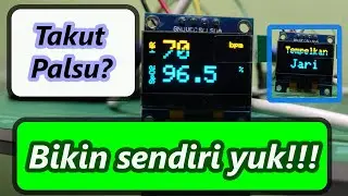 Alat Ukur Heart Rate dan SPO2 OXIMETER menggunakan ESP8266 MAX30102 dan OLED SSD1306