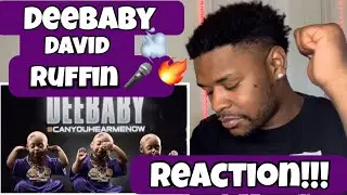 David Ruffin - DeeBaby (REACTION!!!) BRUH WENT IN ON THIS NEW ALBUM