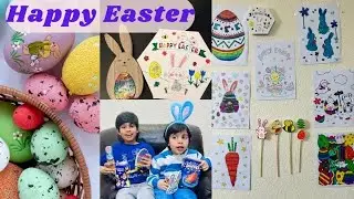 Happy Easter|Easter Vlog 2023|Easter egg hunt|Easter art and craft ideas for children| Blessed Home