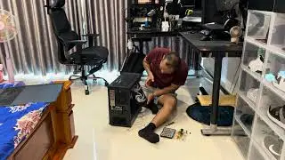 Relocation of the air cooler on my PC.