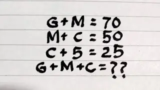Intelligence test G+M+C=? sukurimba is live!