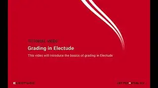 Electude - Tutorial: Grading in Electude