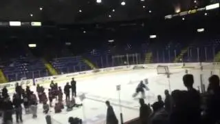 Reading Royals goalie faster skater relay