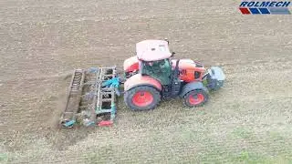 Testy polowe ciągnika Kubota M7-153 Premium KVT - ROLMECH