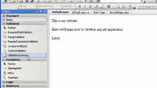 ASP.NET Data, Login, Validation and Navigation Controls