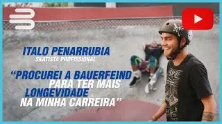 Italo Penarrubia, skatista profissional e recordista mundial usa Bauerfeind!