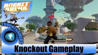 Rocket Arena Gameplay - Knockout Mode - Hypersonic Heights Arena