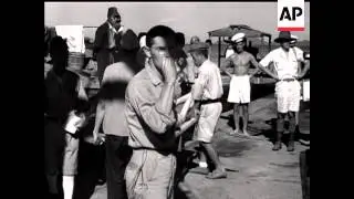 FAR EAST PRISONERS-OF-WAR RETURN HOME - NO SOUND