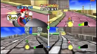Mario Party 9 Minigame - Speeding Bullets (Free-for-all)