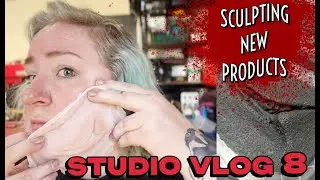 Studio Vlog 8: Sculpting New Products - Typical Small Business Week Making Prosthetics for Film & TV