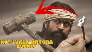 KGF Wala hathora banay kechin & locket - how to make KGF hammer kechain