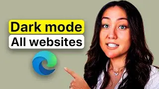 How to force dark mode on edge