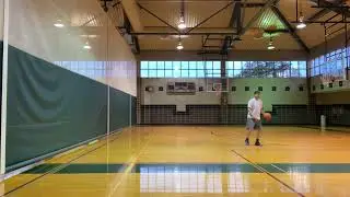 Three Quarter Half Court Off Glass