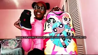 What&rsquo;s in my backpack/What I got for bts